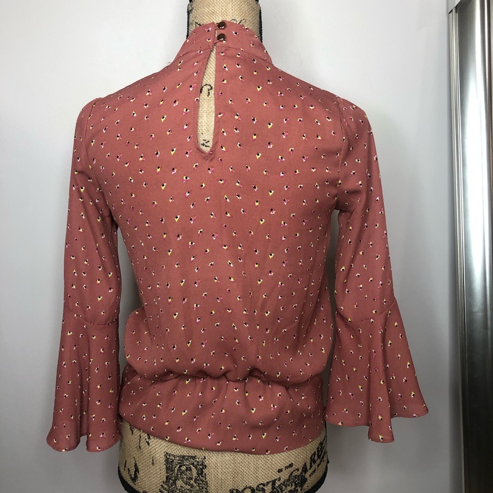 Pink Patterned Blouse - Picture 4 of 5